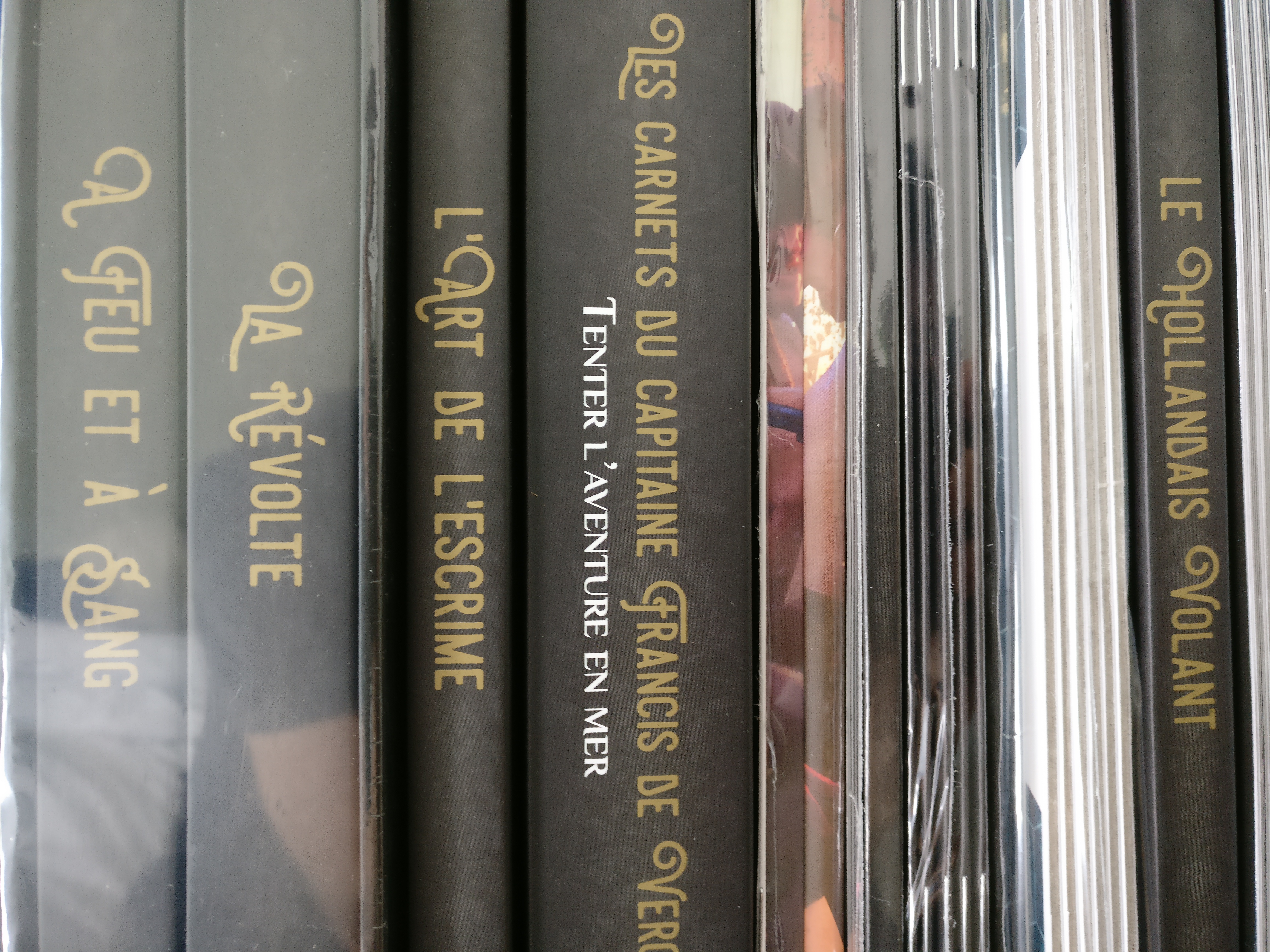 Pavillon noir exhibé dans ma bibliothèque